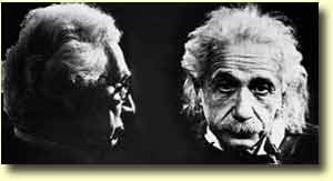 ラッセルとアインシュタインの合成写真