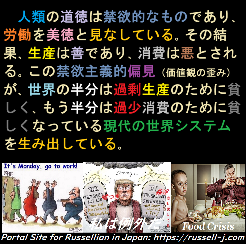 バートランド・ラッセルの名言・警句( Bertrand Russell Quotes )