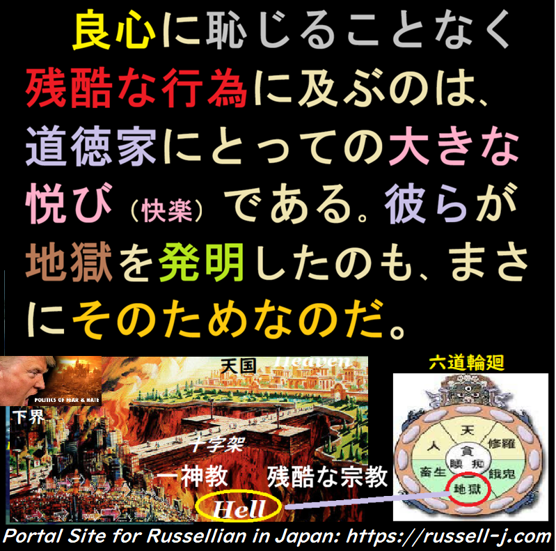 バートランド・ラッセルの本日の言葉