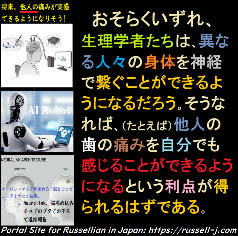 バートランド・ラッセルの本日の言葉