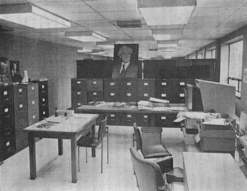 Bertrand Russell Archives の館内写真