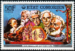 バートランド・ラッセル記念切手 - コモロ共和国